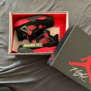 Black and Red Sneakers